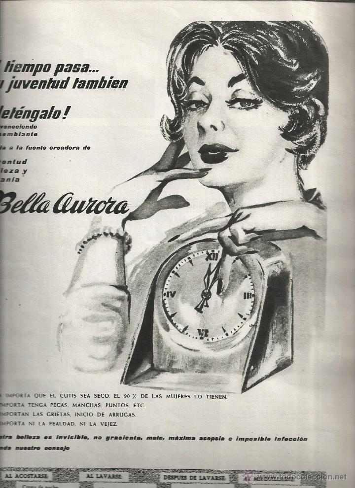 Collezionismo di Riviste e Giornali: ANUNCIO *PRODUCTOS BELLA AURORA* - A&Ntilde;O 1968 , HOJA REVISTA