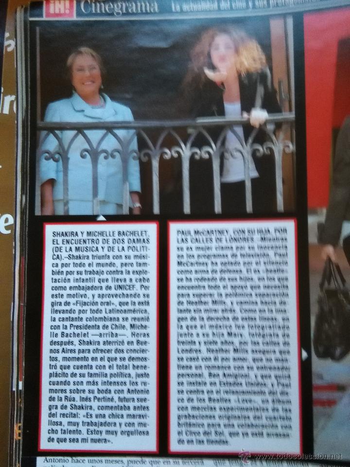 Coleccionismo de Revistas y Peri&oacute;dicos: RECORTE shakira