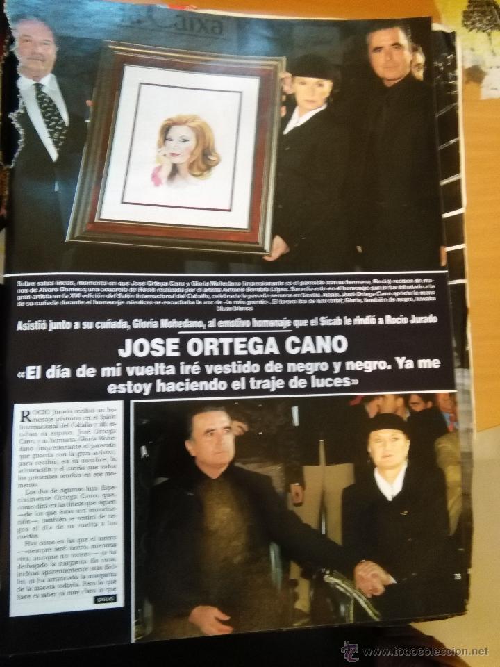 Coleccionismo de Revistas y Peri&oacute;dicos: RECORTE jose ortega cano rocio jurado