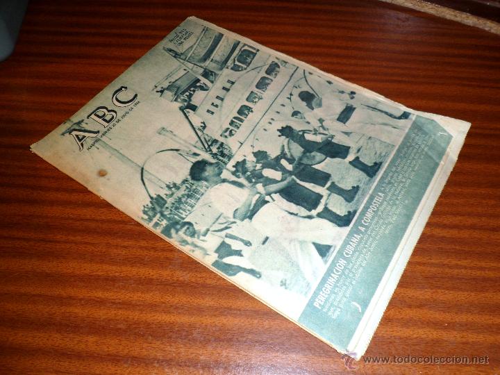 Coleccionismo de revistas y peri&oacute;dicos: ABC - 23 JULIO 1954 - PEREGRINACI&Oacute;N CUBANA, A COMPOSTELA