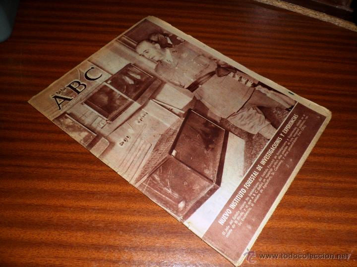 Coleccionismo de Revistas y Peri&oacute;dicos: ABC - 3 NOV 1954. PORTADA FRANCO. NUEVO INSTITUTO FORESTAL DE INVESTIGACIONES Y EXPERIENCIAS