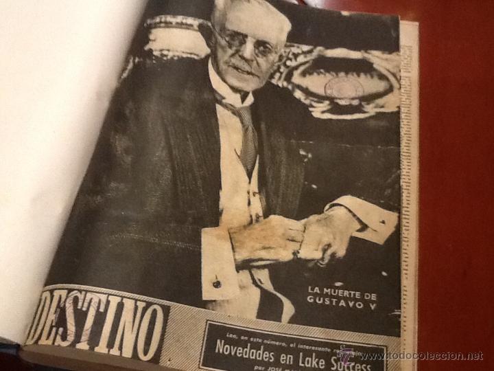 Collectionnisme de Revues et Journaux: revista Destino, 4noviembre 1950 a 21 abril 1951, encuadernado