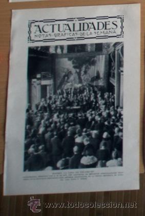 Coleccionismo de revistas y peri&oacute;dicos: Inauguracion Casa Vel&aacute;zquez en MADRID recorte (R1297) 2 p&aacute;ginas revista Blanco y Negro 25 novi 1928