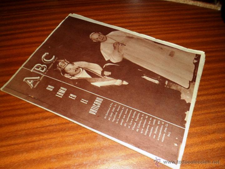Coleccionismo de revistas y peri&oacute;dicos: ABC - 26 FEB 1959. UN LAMA EN EL VATICANO