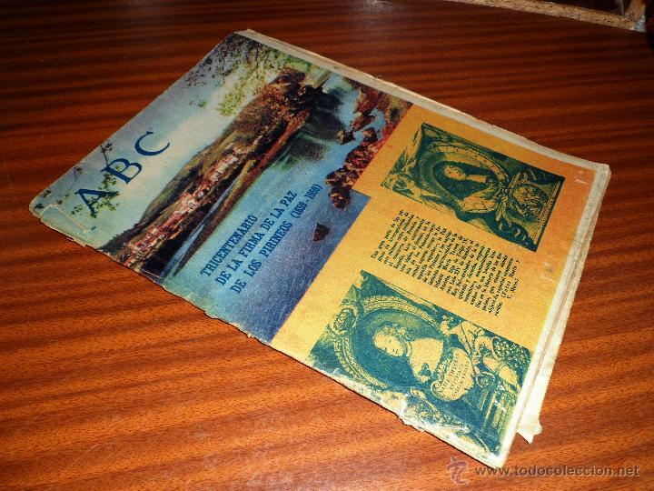 Coleccionismo de revistas y peri&oacute;dicos: ABC - SABADO 7 DE NOV 1959. TRICENTENARIO DE LA FIRMA DE LA PAZ DE LOS PIRINEOS