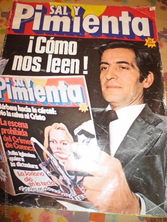 Coleccionismo de Revistas y Peri&oacute;dicos: sal y pimienta. julio iglesias. n&ordm; 18.