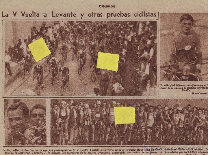 Coleccionismo de Revistas y Peri&oacute;dicos: vuelta ciclista levante ovetense valencia bicicleta ciclos deporte ciclismo ciclistas