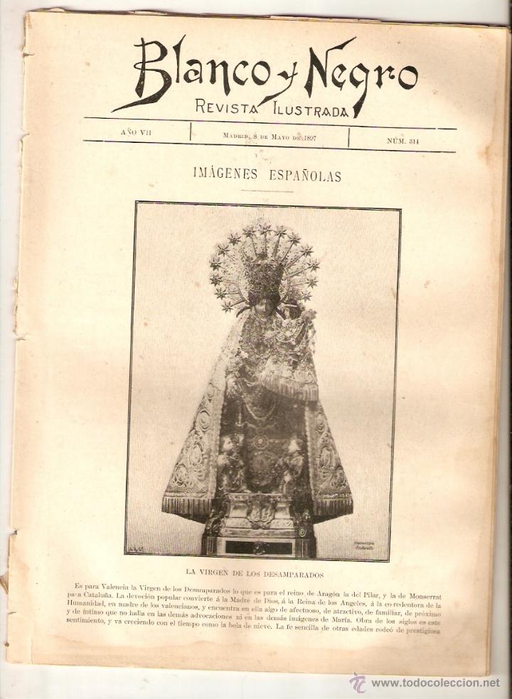 Sammeln von Zeitschriften und Zeitungen: A&Ntilde;O 1897 VIRGEN DE LOS DESAMPARADOS SOROLLA CIRUJEDA EN MADRID ENTIERRO DOCTOR MORENO POZO