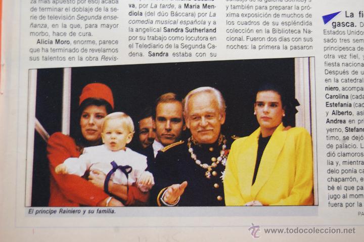 Coleccionismo de revistas y peri&oacute;dicos: ARTICULO 1985 - ESTEFANIA CAROLINA RAINIERO DE MONACO - ANALIA GADE