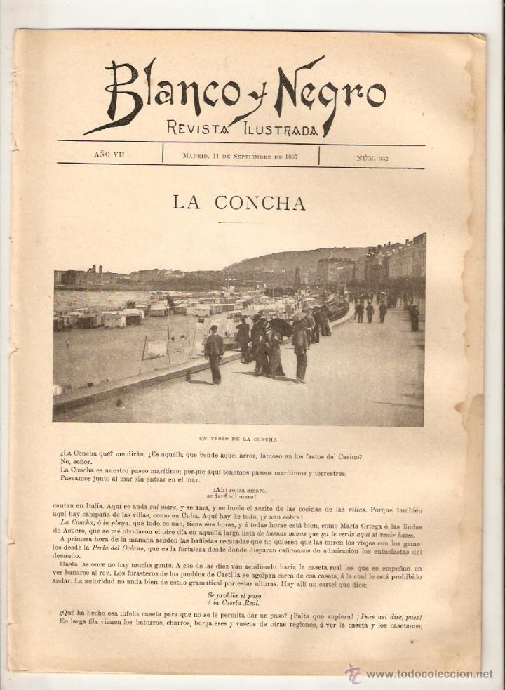 Coleccionismo de revistas y peri&oacute;dicos: 1897 LA CONCHA POESIA BAILAORA RUEDA HUERTAS MERCEDES BORBON PRINCESA DE ASTURIAS NAVARRO REVERTER