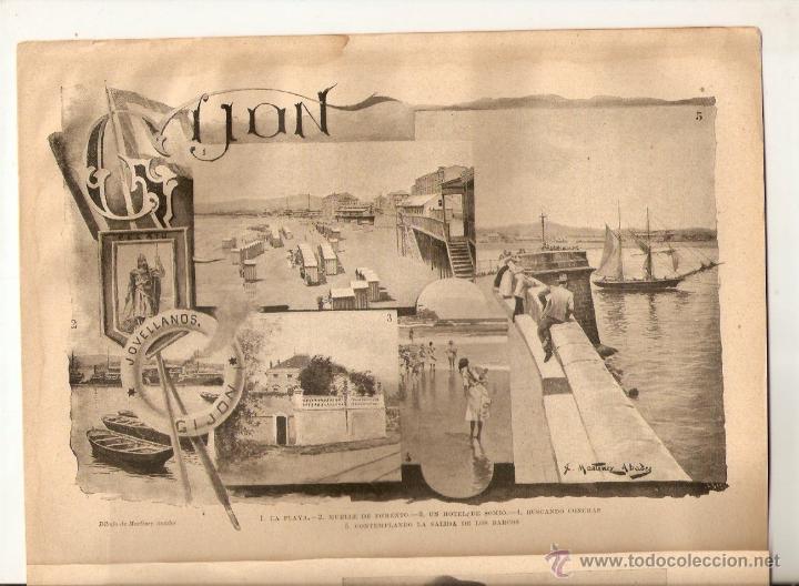 Collection Magazines and Newspapers: A&Ntilde;O 1897 ECO ASESINATO CANOVAS EN PRENSA INTERNACIONAL ABANICO DE EL IMPARCIAL GIJON MARTINEZ ABADES