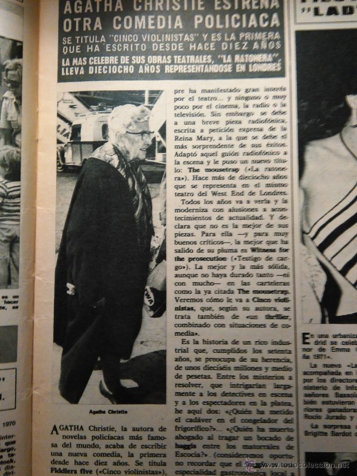 Coleccionismo de revistas y peri&oacute;dicos: RECORTE agatha christie