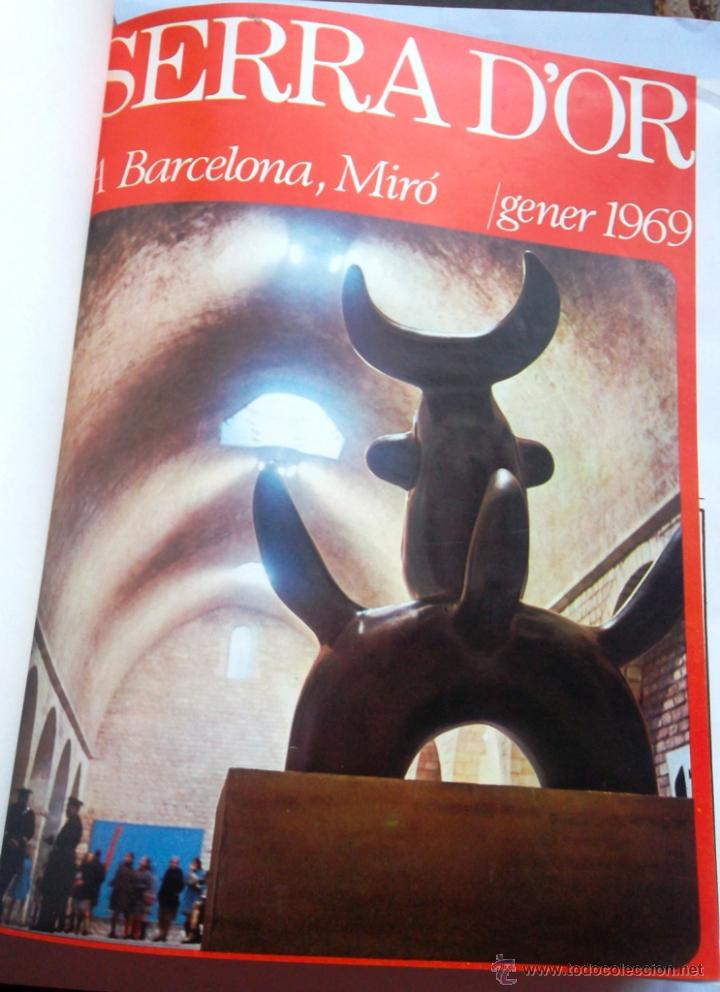 Coleccionismo de Revistas y Peri&oacute;dicos: 6 vol. Serra d'Or: 1969 1971 1972 1974 1975 i 1976. 12 n&uacute;meros enquadernats per any