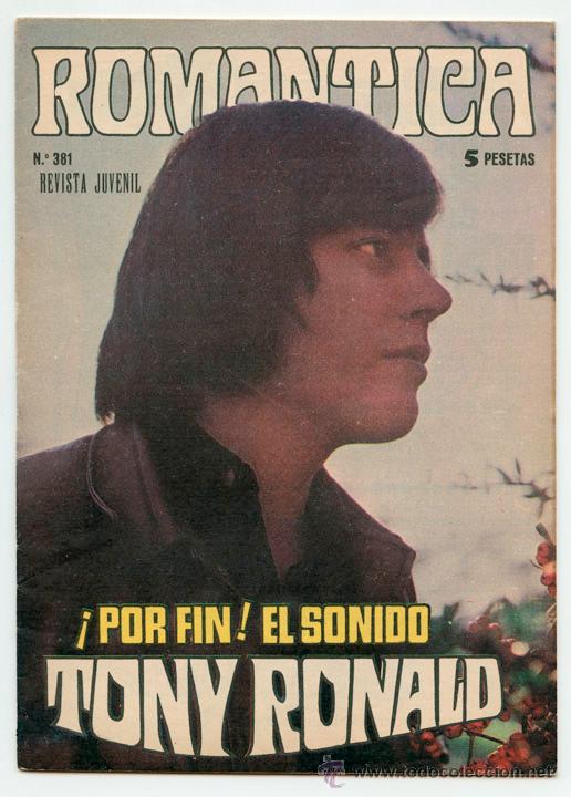 Coleccionismo de Revistas y Peri&oacute;dicos: ROMANTICA - 1969 - TONY RONALD, JOAN MANUEL SERRAT, SANREMO, APHRODITE'S CHILD, RAPHAEL, GLYN JOHNS