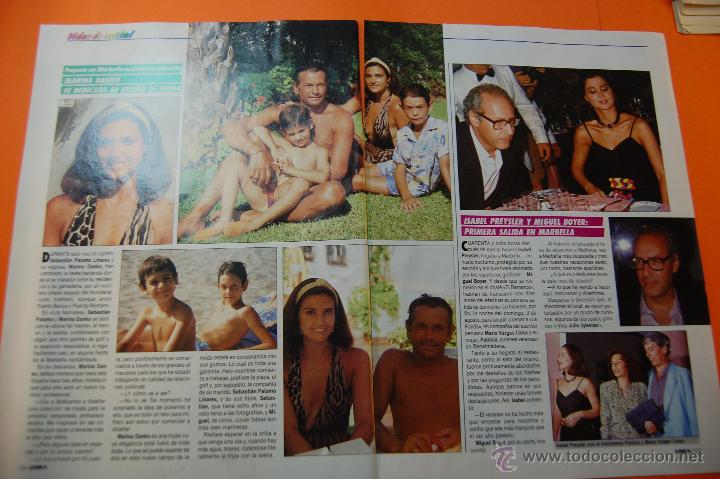 Coleccionismo de Revistas y Peri&oacute;dicos: RECORTE/ARTICULO 1986 - LUIS MIGUEL DOMINGUIN Y MARIA DANKO