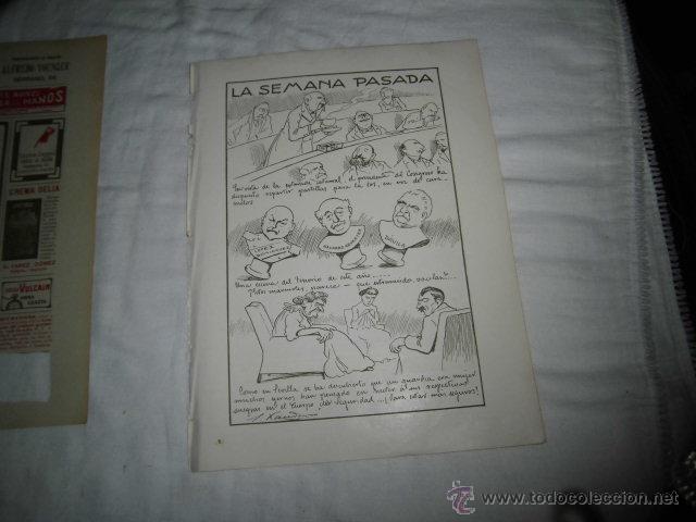 Coleccionismo de Revistas y Peri&oacute;dicos: EL JOCKEY-CLUB DE BUENOS AIRES/LA SEMANA PASADA POR XAUDARO  HOJA REVISTA BLANCO Y NEGRO 1906
