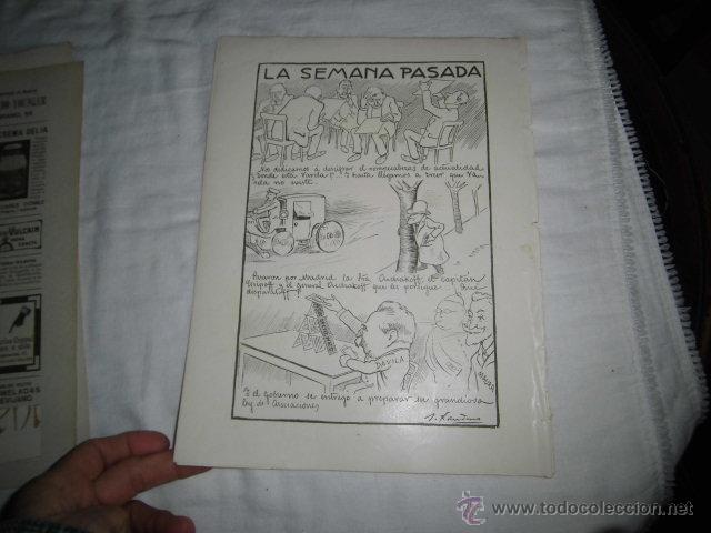 Coleccionismo de Revistas y Peri&oacute;dicos: LA SEMANA PASADA POR XAUDARO HOJA REVISTA BLANCO Y NEGRO 1906