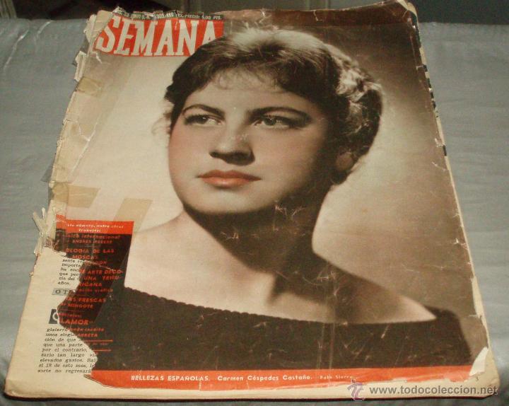 Coleccionismo de Revistas y Peri&oacute;dicos: revista semana a&ntilde;o XX 1959 n&ordm; 1001