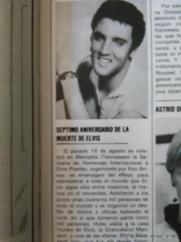 Coleccionismo de revistas y peri&oacute;dicos: RECORTE ELVIS PRESLEY