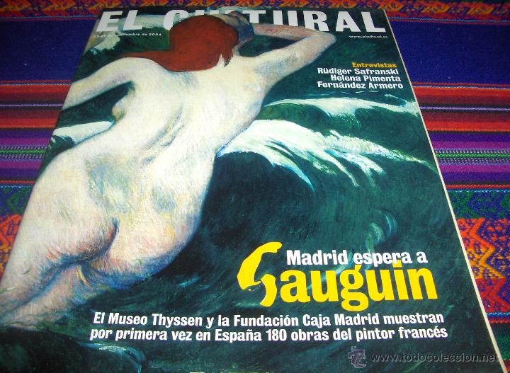Coleccionismo de revistas y peri&oacute;dicos: EL CULTURAL DEL MUNDO 23-09-2004. GAUGUIN R&Uuml;DIGER SAFRANSKI HELENA PIMENTA FERN&Aacute;NDEZ ARMERO. BE.