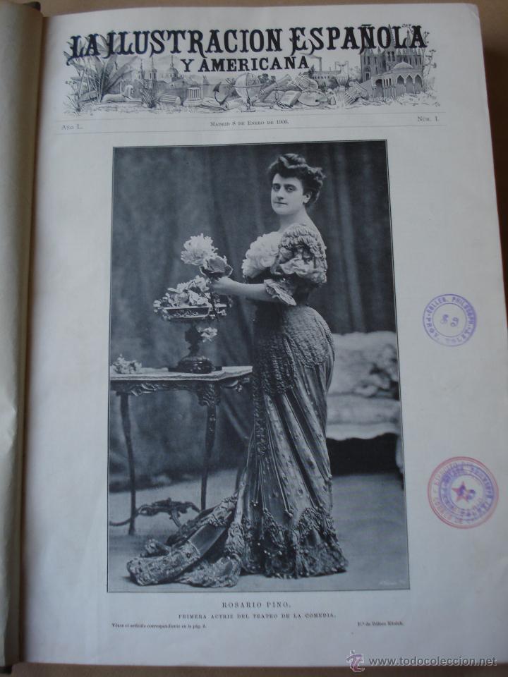 Sammeln von Zeitschriften und Zeitungen: LA ILUSTRACION ESPA&Ntilde;OLA Y AMERICANA, A&Ntilde;O 1.906 COMPLETO
