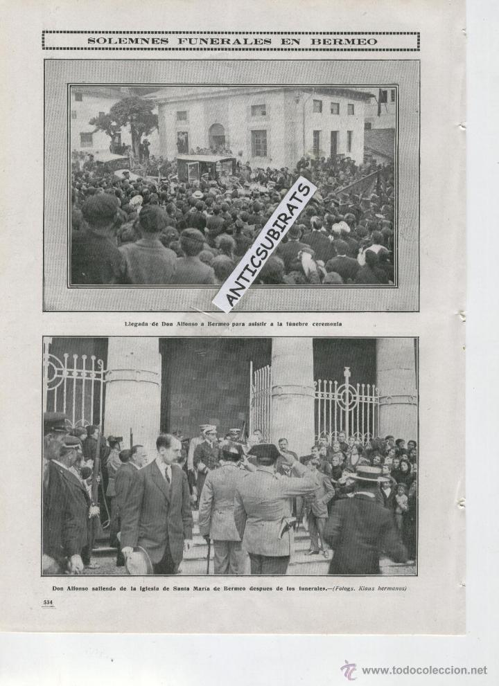 Collection Magazines and Newspapers: REVISTA A&Ntilde;O 1912 EL REY EN BERMEO SANATORIO CATALAN TUBERCULOSOS EN SABADELL SAN GINES DE VILASSAR