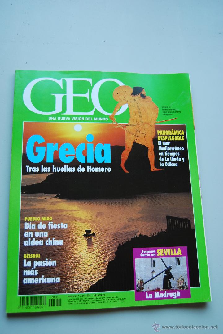 Coleccionismo de Revistas y Peri&oacute;dicos: REVISTA GEO.NUM.87: GRECIA-PUEBLO MIAO-BEISBOL-SEMANA SANTA EN SEVILLA