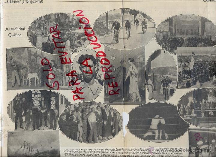 Coleccionismo de revistas y peri&oacute;dicos: CICLISMO MANUEL LOPEZ Y FRANCISCO CEPEDA  ACTUALIDAD GRAFICA NACIONAL 2 HOJAS REVISTA