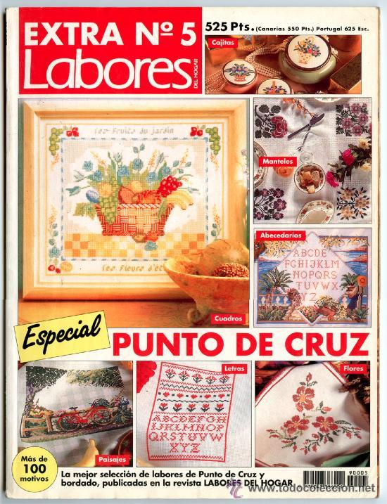 Collection Magazines and Newspapers: EXTRA LABORES DEL HOGAR N&ordm; 5. ESPECIAL PUNTO DE CRUZ. SELECCI&Oacute;N DE LAS MEJORES LABORES