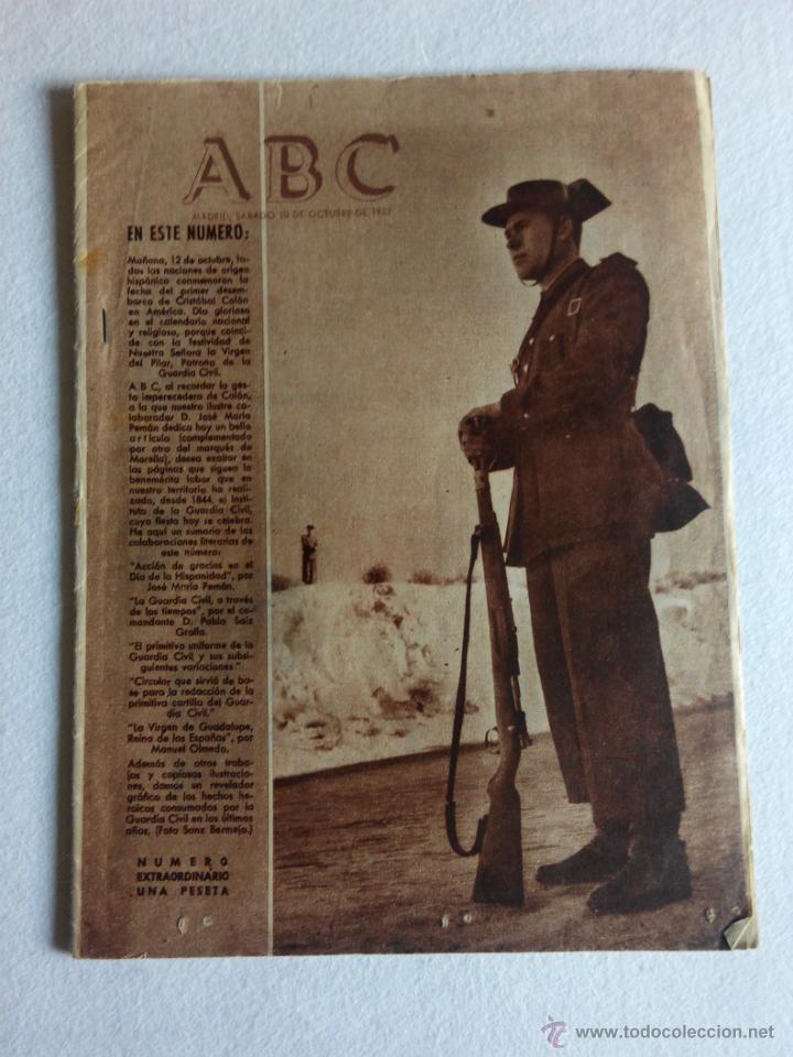 Coleccionismo de revistas y peri&oacute;dicos: Numero extraordinario de ABC del 10 de octubre de 1953