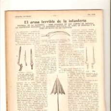 Coleccionismo de Revistas y Periódicos: AÑO 1915 TIBURON BALLENA BAYONETA INFANTERIA NOLI PESCADORES BARCO TUBULAR FLORES DEL CAMPO JABON