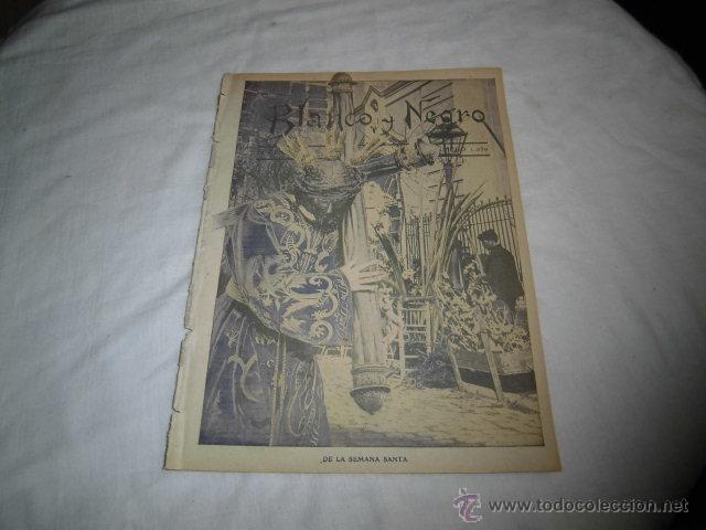 Coleccionismo de Revistas y Peri&oacute;dicos: DE LA SEMANA SANTA  HOJA REVISTA BLANCO Y NEGRO 1911
