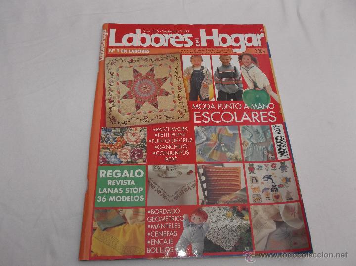 Collectionnisme de Revues et Journaux: LABORES DEL HOGAR N&ordm; 535: PATCHWORK. PETIT POINT. PUNTO ESCOLARES. CONJUNTOS BEBE. BORDADO. ENCAJE.