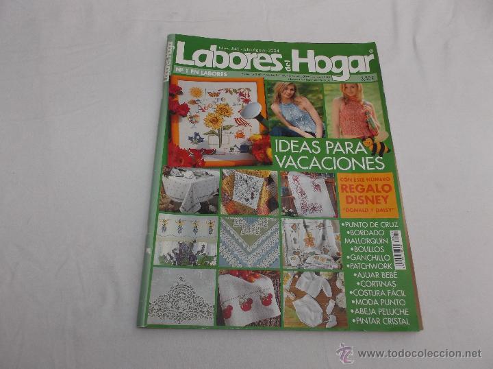 Collection Magazines and Newspapers: LABORES DEL HOGAR N&ordm; 545: AJUAR DE BEB&Eacute;. PINTAR CRISTAL. COSTURA FACIL. PUNTO DE CRUZ. BOLILLOS. GAN