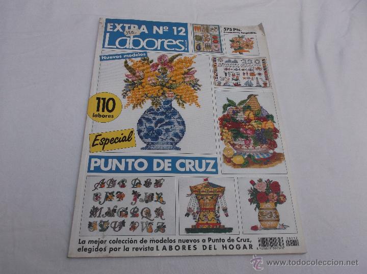 Collection Magazines and Newspapers: EXTRA LABORES DEL HOGAR N&ordm; 12: ESPECIAL PUNTO DE CRUZ. 110 LABORES. TIO VIVO. JARRONES. ABECEDARIOS.