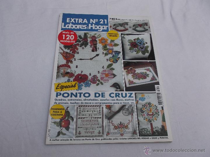 Collection Magazines and Newspapers: EXTRA LABORES DEL HOGAR N&ordm; 21: ESPECIAL PUNTO DE CRUZ. CUADROS. CENEFAS. MANTELES. MOTIVOS ANIMALES.