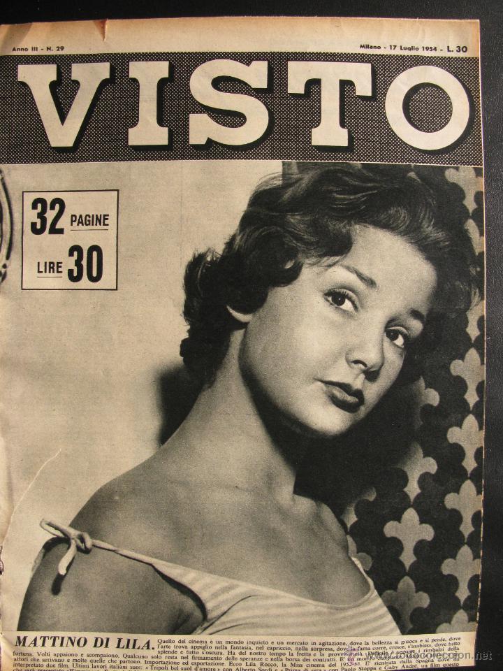 Collezionismo di Riviste e Giornali: REVISTA ITALIANA VISTO 1954 LILA ROCCO