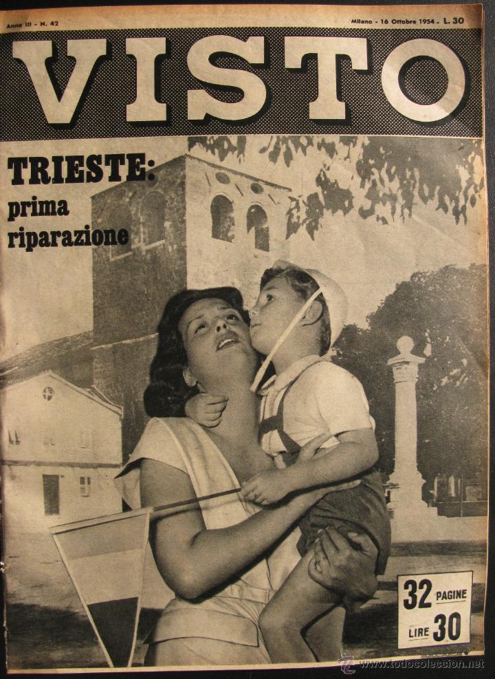 Collezionismo di Riviste e Giornali: REVISTA ITALIANA VISTO 1954 TRIESTE
