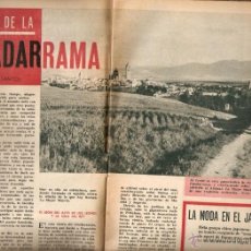 Coleccionismo de Revistas y Periódicos: AÑO 1962 VALDESPINO BRANDY SEGOVIA LEYENDAS MUJER MUERTA ALTO DE LOS LEONES RAFAEL ARCOS ACTOR