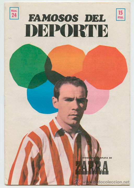 Coleccionismo de revistas y peri&oacute;dicos: BIOGRAF&Iacute;A COMPLETA DE TELMO ZARRA - 1969 - ATHLETIC CLUB DE BILBAO
