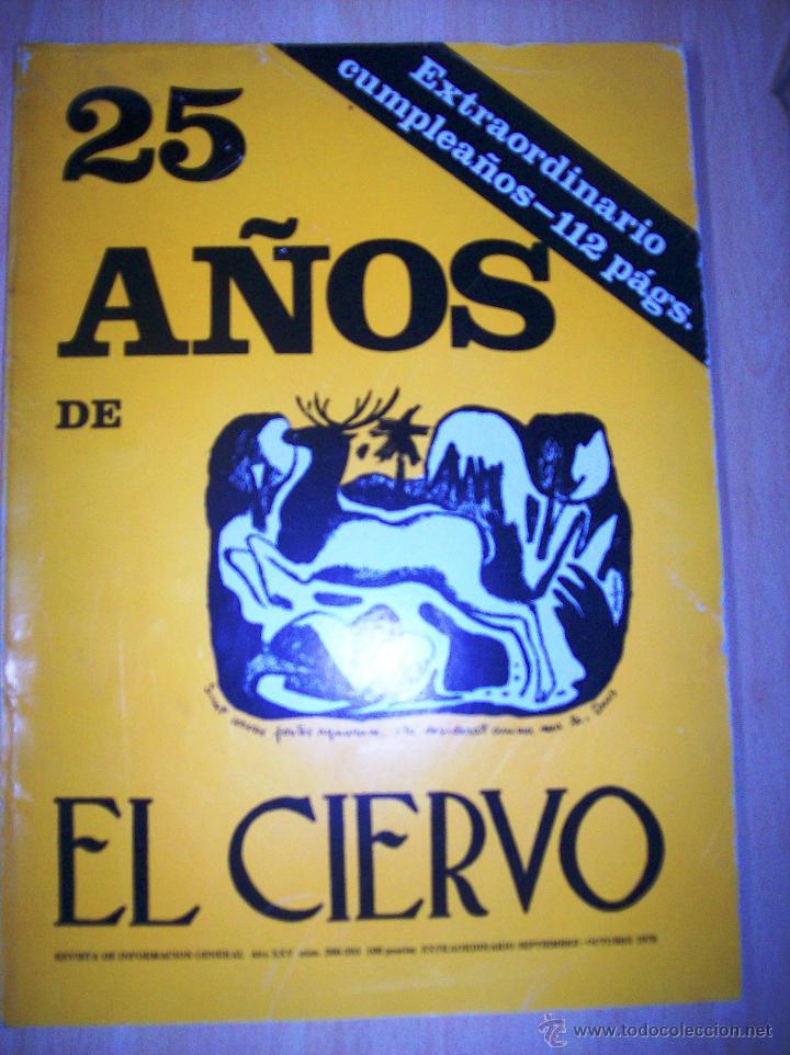 Colecionismo de Revistas e Jornais: Revista El Ciervo. Especial 25 a&ntilde;os. N&ordm; 290-293 A&ntilde;o 1976.