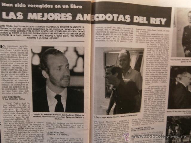 Coleccionismo de Revistas y Peri&oacute;dicos: REPORTAJE- EL REY JUAN CARLOS-ANTONIO FLORES Y ROSARIO-DOCTOR CABEZA-FRANCISCO-CARMEN MAURA