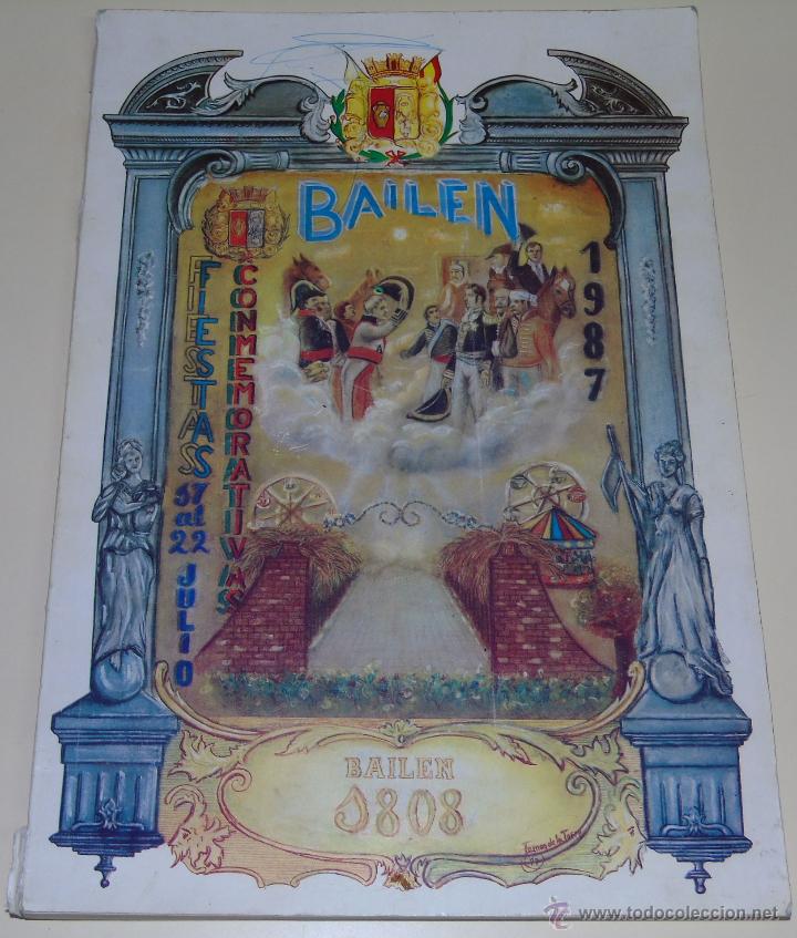 Sammeln von Zeitschriften und Zeitungen: REVISTA LIBRO DE LAS FIESTAS DE BAIL&Eacute;N, JAEN. A&Ntilde;O 1987. 31 X 21 CM