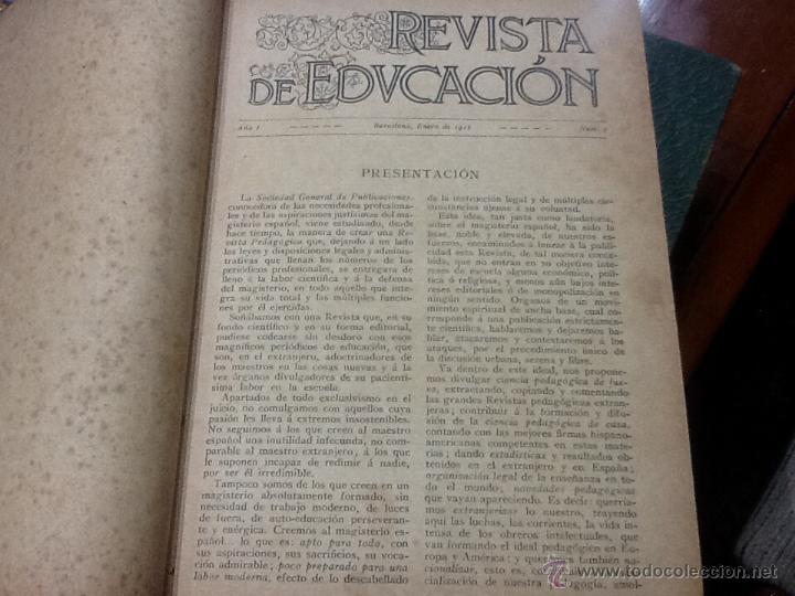 Collectionnisme de Revues et Journaux: Revista de educaci&oacute;n de la 1 a la 12, a&ntilde;o 1911