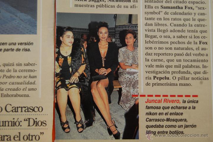 Coleccionismo de revistas y peri&oacute;dicos: RECORTE/ARTICULO 1996 - JOSE CORONADO PEDRO CARRASCO MOSQUERA BODA ROCIITO JUNCAL RIVERO NICHOLSON