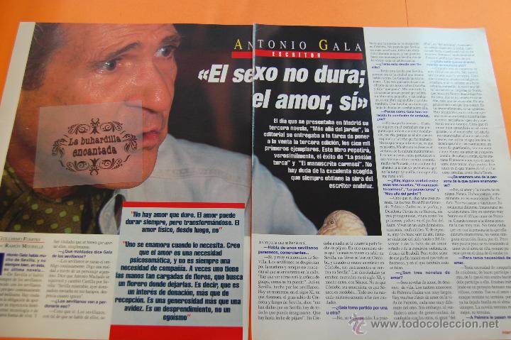 Coleccionismo de Revistas y Peri&oacute;dicos: ARTICULO 1995 - ANTONIO GALA - 4 PAGINAS