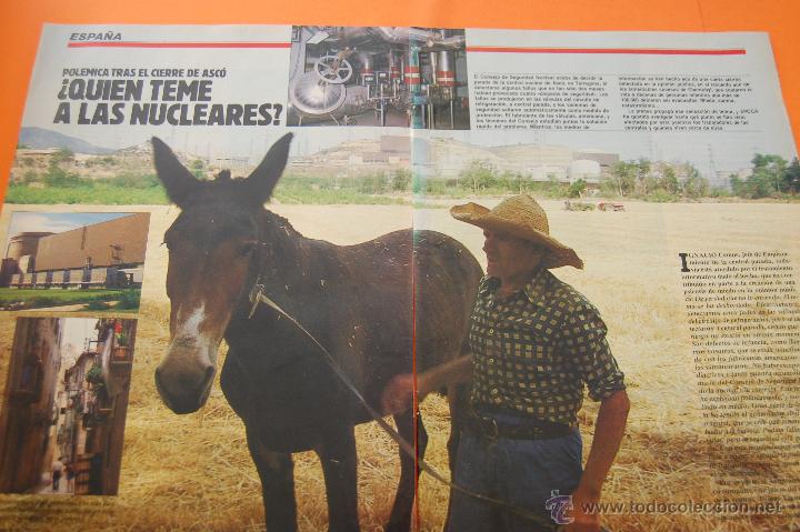Collection Magazines and Newspapers: ARTICULO 1986 - EL CIERRE DE ASCO ALMARAZ ZORITA VANDELLOS SANTA MARIA DE GARO&Ntilde;A BURGOS - 7 PAGINAS