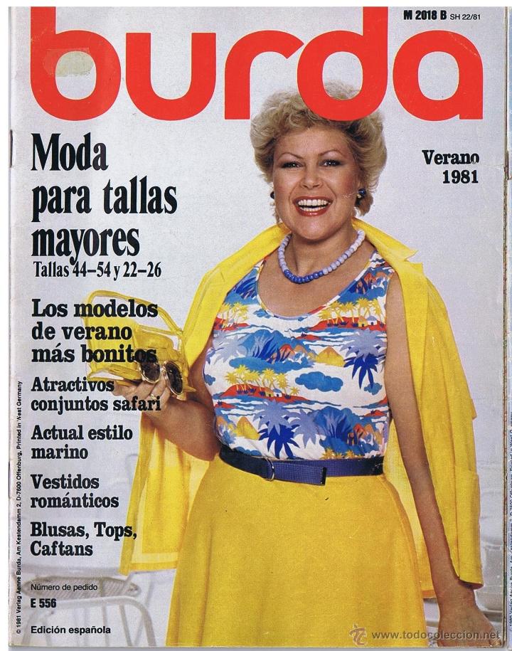 Revista Burda Verano 1981 Con Patrones E In Vendu En Vente Directe 47374968 7240