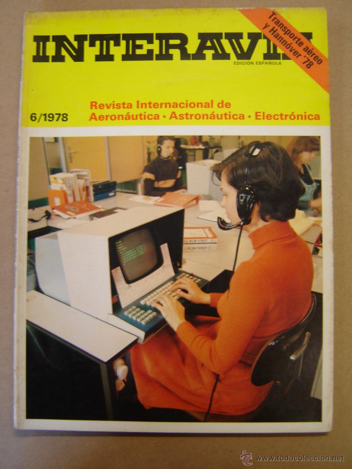 Coleccionismo de revistas y peri&oacute;dicos: Interavia n&ordm; 6 / 1978 - Revista internacional de aeron&aacute;utica - Astron&aacute;utica - Electr&oacute;nica