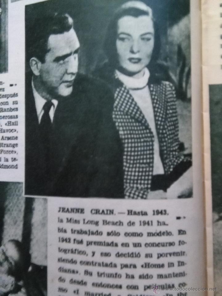 Collezionismo di Riviste e Giornali: recorte de 1949 jeanne crain